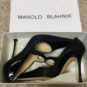 Manolo Blahnik Patent Leather Mary Janes